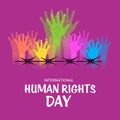International Human Rights Day. Royalty Free Stock Photo