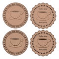 Vector illustration of a banner coffee