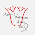 Vector illustration of a Banner for World Parkinson Day.