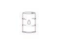 Barrel, industry, oil, petroleum icon. Vector illustration.