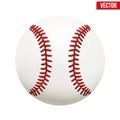 Vector illustration of baseball leather ball Royalty Free Stock Photo