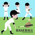 Vector Illustration Baseball Player