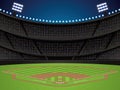 Baseball stadium, vector Royalty Free Stock Photo