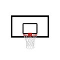 Vector illustration basketball basket, basketball hoop, basketball net. Basketball icon Royalty Free Stock Photo
