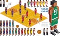 Basketball Tactical Kit Cutout