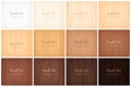 Vector Illustration beauty Wood Wall Floor Texture Pattern Background collection set Royalty Free Stock Photo