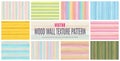 Vector Illustration beauty Wood Wall Floor Texture Pattern Background collection set Royalty Free Stock Photo