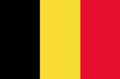 Vector illustration. Belgium flag to print.