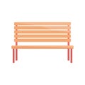 Vector illustration of bench