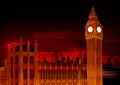 Big Ben The Great Bell of the clock world famous historical monument of Westminster in London