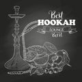 Vector illustration big hookah