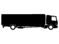 Black Four Wheeler Truck Drawing