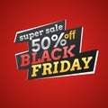 Vector illustration for Black friday. Big sales.