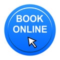 Book online button Royalty Free Stock Photo