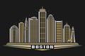 Vector illustration of Boston Royalty Free Stock Photo