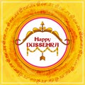 Bow and Arrow of Lord Rama for Happy Dussehra festival of India