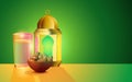 Islamic Vector Lantern Dates Water Fasting