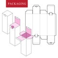 Vector Illustration of Box.Package Template.