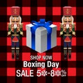 Vector and illustration for boxing day,Boxing day sale banner