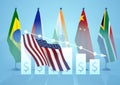 The dollar exchange rate declines when the brics countries do not trade in dollars