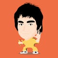 Vector illustration - Bruce Lee