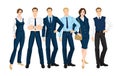 Vector illustration of business people