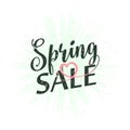 Vector illustration of calligraphy inscription spring sale