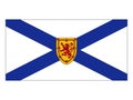 Canada state flag of Nova Scotia