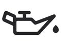 Car oil level icon