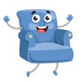 Vector Illustration Of Cartoon Armchair