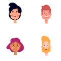 Vector illustration of cartoon people.