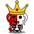 red devil bone king mascot