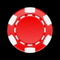 Vector illustration of casino chip