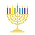 Channukah lamp Royalty Free Stock Photo