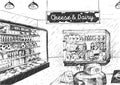 Cheese and dairy shop