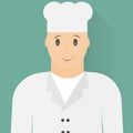 Vector illustration. Chef Icon.