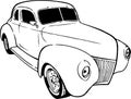 1939 Chevy Coupe Illustration Royalty Free Stock Photo