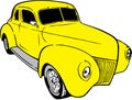 1939 Chevy Coupe Illustration Royalty Free Stock Photo