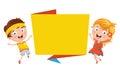 Vector Illustration Of Children Banner