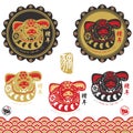 Chinese New Year Ornament Set.