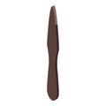 Brown chisel carpentry tool for woodworking projects isometric icon