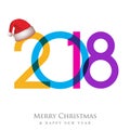 Vector illustration for Christmas and Happy New Year greeting card Royalty Free Stock Photo