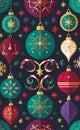 vector illustration, Christmas themed color cartoon pattern, seamless Santa Claus illustration, Merry Christmas,