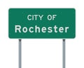 City of Rochester road sign