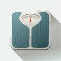 Analog Bathroom Scale for Weight Management and Fitness Royalty Free Stock Photo