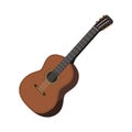 Classic-guitar. Spanish guitar. Vector illustration