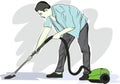 Vector illustration cleaning