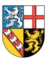 Coat of Arms of German State of Saarland