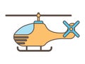 Simple Helicopter Illustration