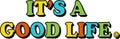 Vector Illustration of colorful slogan